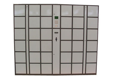 CER 36 Tür-große Stahlgepäck-Schließfächer, Passwort-elektronisches Büro-Schließfach-Kasten mit LCD-Bildschirm