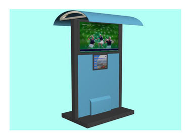 Multimedia, die wasserdichten Kiosk, LCD-Touch Screen Kiosk-System im Freien mit Schutz annoncieren