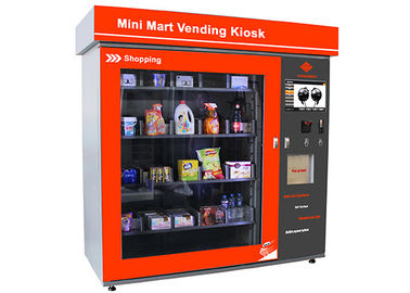Touch Screen Minihandelszentrum-Automaten-Geschäfts-Station automatisierte Kleinmünze/Bill/Karte bearbeitet