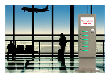 Flughafen-Metro-Handy-Ladestationen mit wechselwirkenden Informationen Wifi