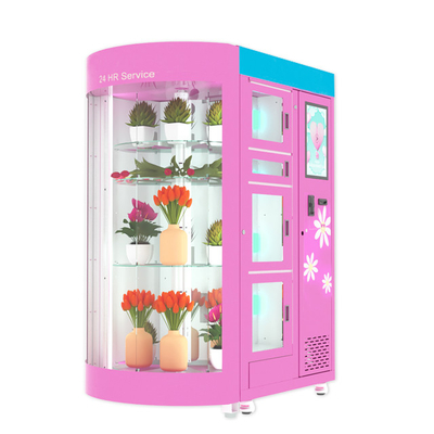 Selbstservice-Abkühlungs-Blumen-Schließfach-Automat mit Wifi 19 Zoll
