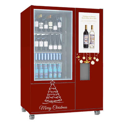Rostfreies Wein-Zufuhr-Automaten-Schwarz-Stahltraining mit Kühlsystem