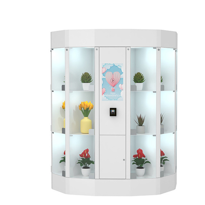 22 Zoll-Touch Screen Blumen-Verkauf-Schließfach mit Kühlschrank-Kühlsystem