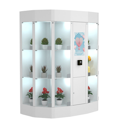 22 Zoll-Touch Screen Blumen-Verkauf-Schließfach mit Kühlschrank-Kühlsystem
