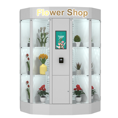 Selbstservice-automatische Blume, die Schließfach 24 Stunden für Blumenladen verkauft