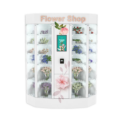 Automatischer Blumen-Florist im Freien Vending Locker 24 Stunden mit 48 Windows