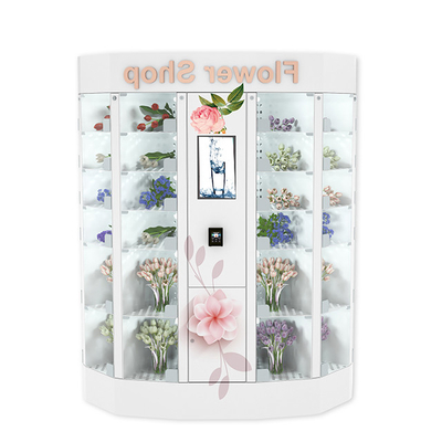 Automatische Glasschlacken-Blume, die Schließfach-Touch Screen Steuerung mit Wifi verkauft