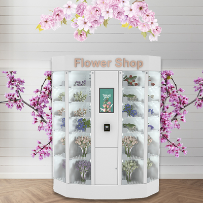 Sicheres sicheres frische Blumen-Verkauf-Schließfach im Freien mit 24/7 Zugang