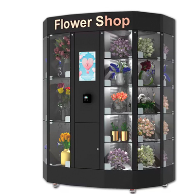 Sicheres sicheres frische Blumen-Verkauf-Schließfach im Freien mit 24/7 Zugang