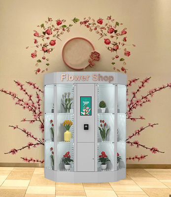 19 Zoll-Noten-Blumen-Verkauf-Kasten mit LED Belichten und Stahleinschließung