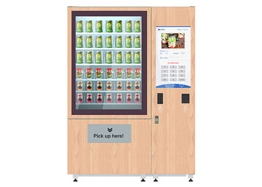 Moderner Gesundheitssalatautomat mit Aufzuganlage und Fernbedienung arbeiten
