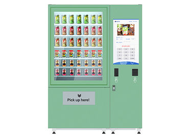 Automatische Frucht-frischer Salat-Automaten32-zoll-bildschirm mit Abkühlung