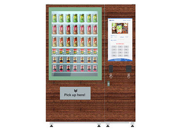 Schnallen Sie Aufzuganlage-Kühlschrank-Automaten für Salat/Frucht/Gemüseverkauf um