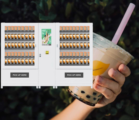 Milchtee Lcd Kaffeeautomaten mit Zahlung Selbstbedienung Kioske Touchscreen