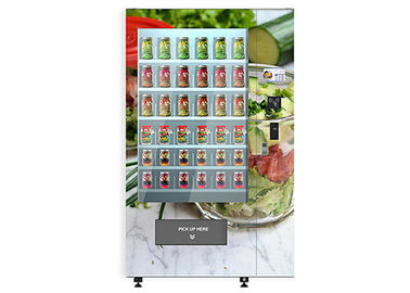 Intelligenter Kuchen-Jogurt-Salat-Automat mit hölzernem Aussicht-/Aufzugs-System