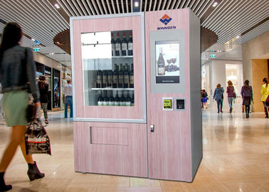 Luxusaufzugs-Wein-Automat mit großer Werbungs-Schirm-Fernsteuerung