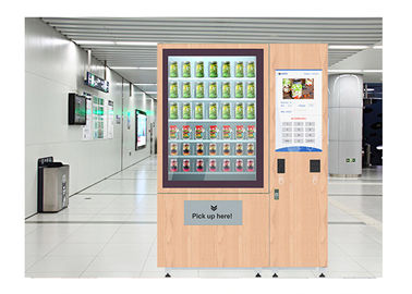 Netzzugang-Salat-Frucht-Gemüse-Automat mit 32 Zoll-Touch Screen
