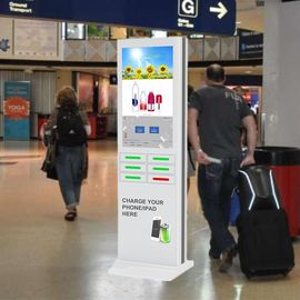Freier stehender Handy-Ladestationen und Werbungs-Kiosk für öffentliche Orte