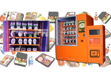 Gekühlter abkühlender Nahrungsmittelautomat, gesunder Mahlzeit-Automat mit Mikrowelle