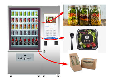 Stand-frischer Salat-Automat mit Aufzuganlage und Fernwerbungs-System