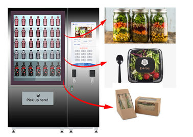 Allgemeiner Salat-Glas-Automat mit Förderer-System für Turnhallen-Universität