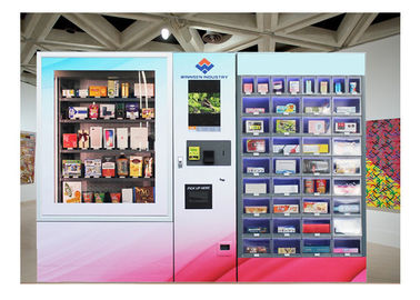 Gebrauch 22 Zoll-Touch Screen Minides handelszentrum-Automat Gumball-Süßigkeits-Buch-Glas-kleinen Kuchens