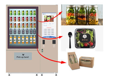 Automatischer Selbstservice-Frucht-Gemüse-Salat-Automat mit Bandförderer-Aufzug
