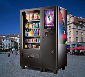 Kaltes Wasser Snack Food Automaten Kiosk mit Münze Bill Kreditkarte Zahlung