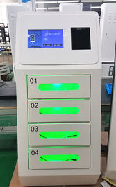Ladestations-Kioske Münzen-MCU-System-mehrfache Handy-Ladestation USBs mit 4 Schließfächern