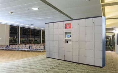 Metallschulspeicher-Bahnhofs-Flughafen-allgemeine Schließfächer mit Smart schließt Kreditkarte-Zugang zu