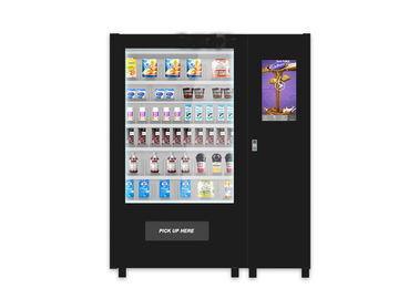 Fertigen Sie Glasflaschen-Getränk-Imbiss-Automaten mit großem Touch Screen besonders an
