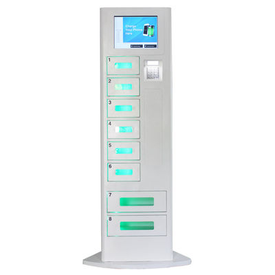 Einkaufszentren Veranstaltung Digitale verschließbare Handy-Ladestation Kiosk Turm gesicherte Schließfächer Anzeigen Bildschirm UV-Licht