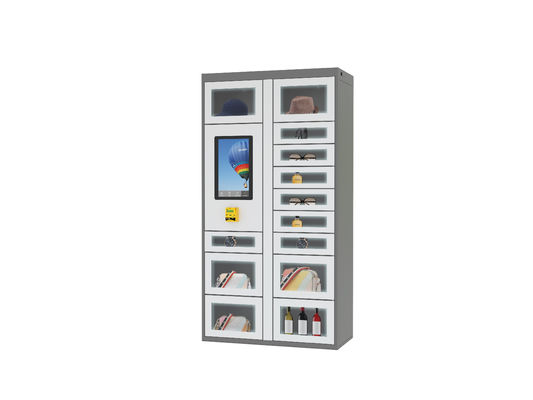 Intelligenter automatischer Kaffee-Getränk-Nahrungsmittel-E-Zigaretten-Automat mit Zellenschrank 27 Schließfächern