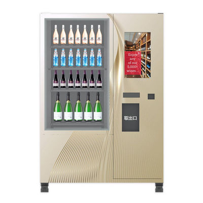 22 Zoll wechselwirkender Touch Screen elektronischer Automat für Sekt-Biergeist des Getränkechampagners