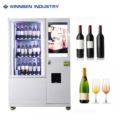 Alters-Überprüfungs-Touch Screen Soem Champagne Vending Machine