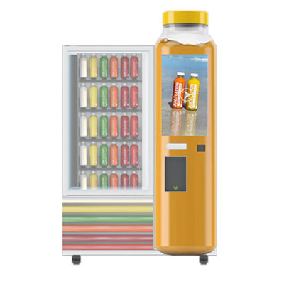 Lcd-kleiner Kuchen 32 Zoll-Salat-Automat mit Aufzug und Kühlsystem