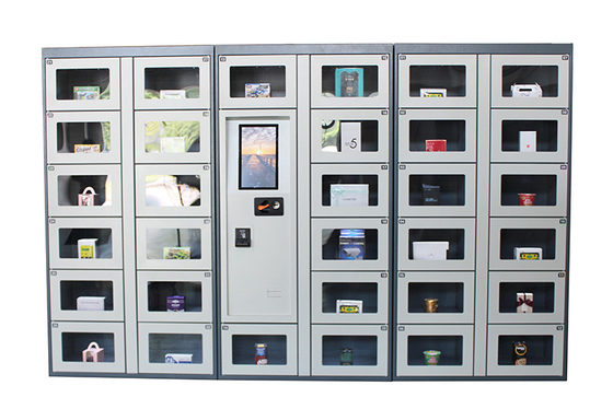 Abkühlender Schließfachblumenautomat für des justierbaren intelligenten Verkauf Temperatur-Mikrometers des Verkaufs mit Touch Screen
