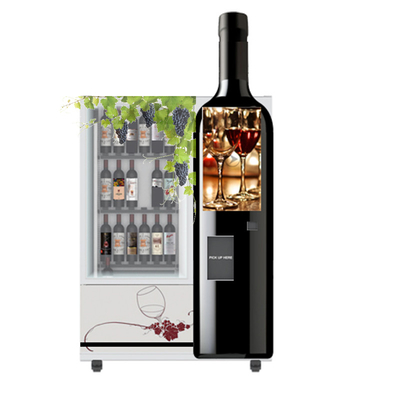 Glas-USB-Wein-Flaschen-Automat mit Aufzugs-Aufzuganlage