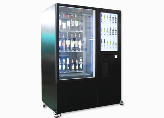 Lcd 24 Stunden Wein-Automat mit der Werbung des Schirmes