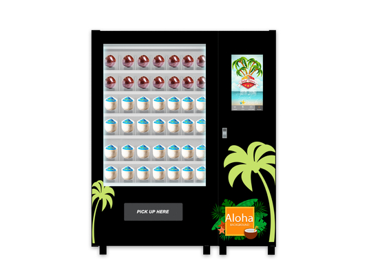 Frischer Bill Coconut Vending Machine With-Aufzug und Kühlsystem