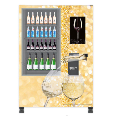 Intelligente Zahlungs-Kühlschrank-Champagne Wine Vending Machine Age-Überprüfung