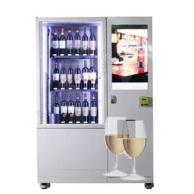 Intelligente Zahlungs-Kühlschrank-Champagne Wine Vending Machine Age-Überprüfung