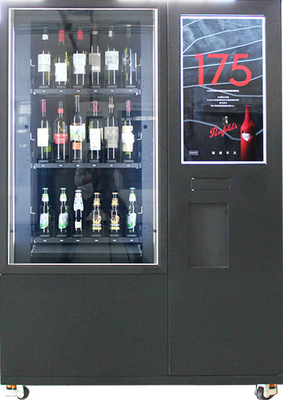 Salat-Flaschen-Automat mit QR Code-Zahlungs-Aufzugs-System-Kartenleser
