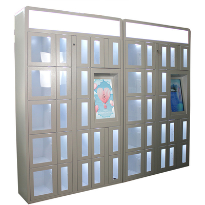 Kaltgewalzter Stahlspind-Automat mit Werbefunktions-transparenten Türen