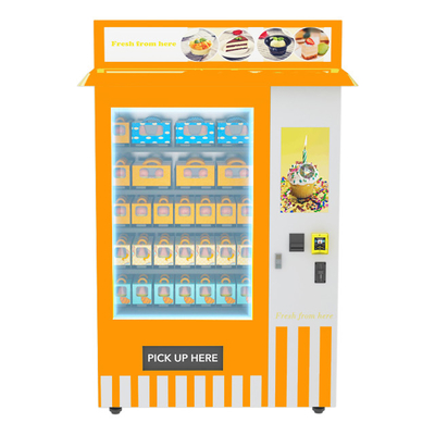 Frucht-Kühlmittel-Automaten-Bandförderer-Sandwich-kleiner Kuchen mit Aufzug