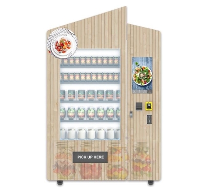 Frische Nahrungsmittelgesunder Salat-Automat mit Touch Screen für U-Bahnstation