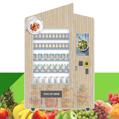 Frischer Obstsalat-Automaten-gesunde Nahrung mit Aufzugs-Aufzuganlage