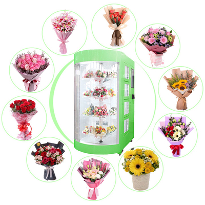 Floristen-Flower Vending Machine-Einkaufszentrum-Flughafen-U-Bahn-Bahnhöfe