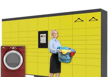 Qualität  Self Service Intelligent Digital Laundry Locker with SMS Message Sending Indoor Fabrik