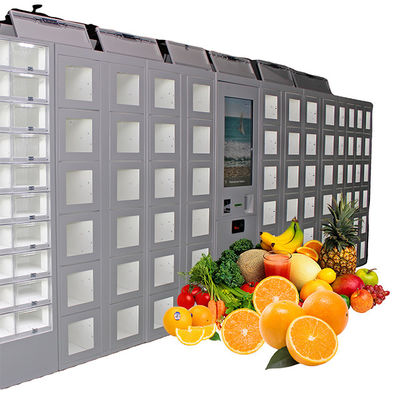 Qualität  Winnsen Vegetables Fruits Potato Honey Eggs Vending Lockers with Different Door Size Fabrik